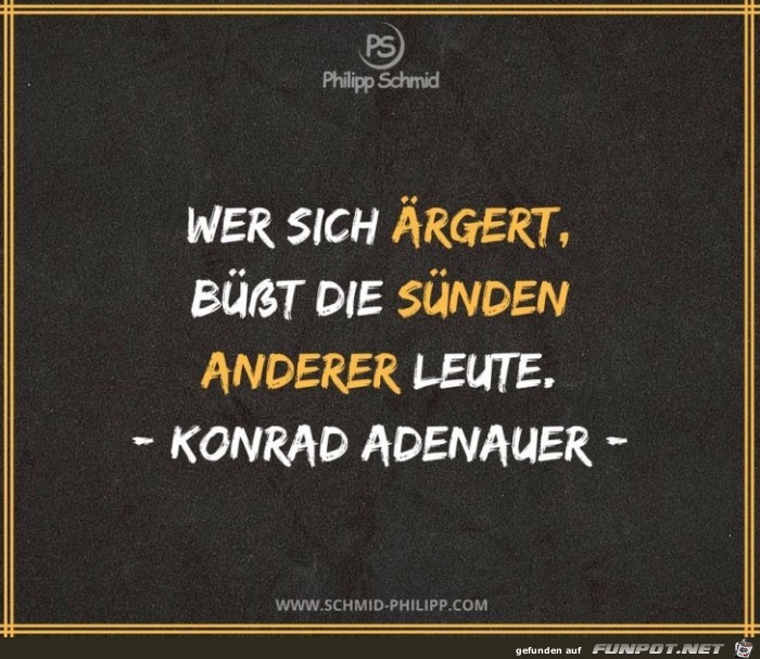 wer sich aergert wer sich aergert