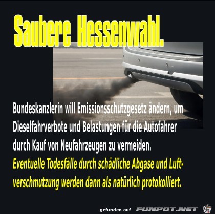 Saubere Hessenwahl