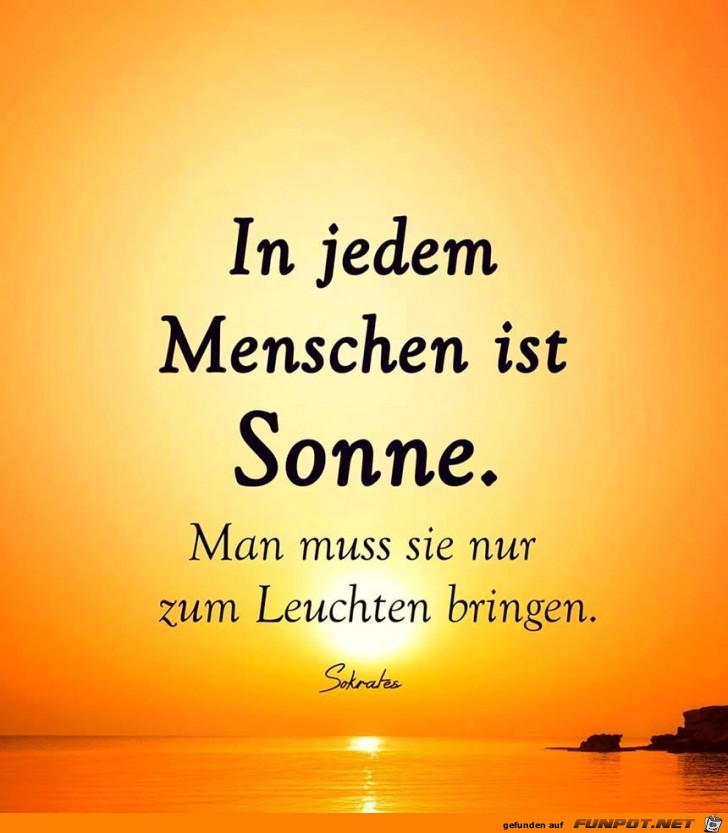 In jeden Menschen ist Sonne