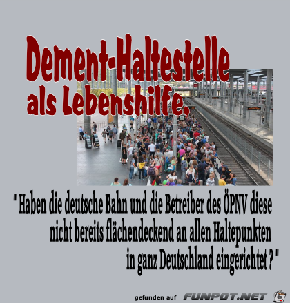 Dement-Haltestelle Dement-Haltestelle