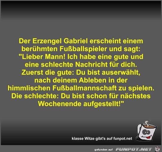 Der Erzengel Gabriel erscheint einem berhmten...