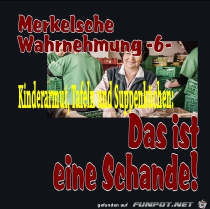 Merkelsche Wahrnehmung -6- Merkelsche Wahrnehmung -6-