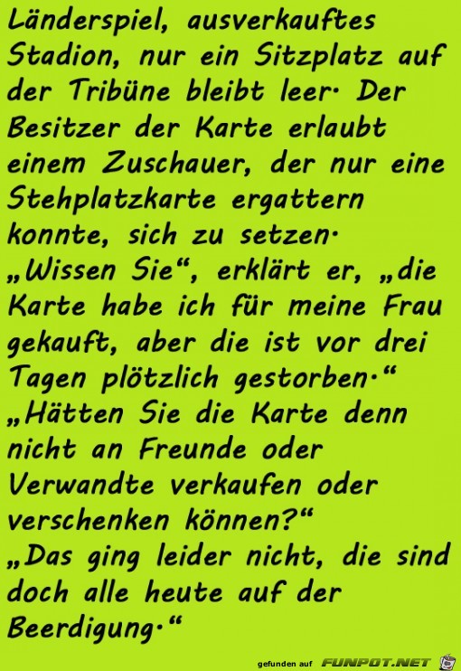 Die Eintrittskarte Die Eintrittskarte