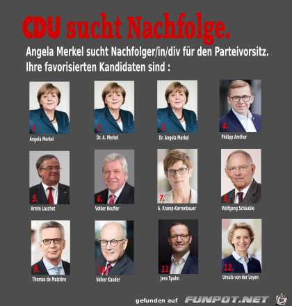 CDU sucht Nachfolge CDU sucht Nachfolge