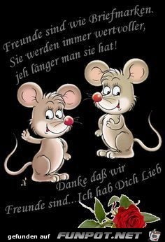 Freunde sind wie Briefmarken Freunde sind wie Briefmarken