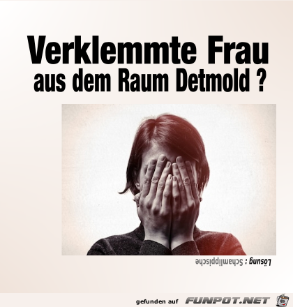 Verklemmte Frau Verklemmte Frau