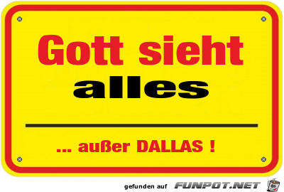 SCHILD - Gott sieht alles