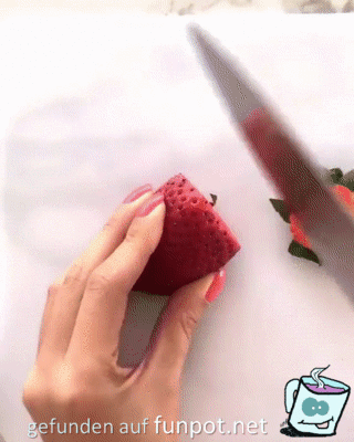 Was man aus einer Erdbeere machen kann