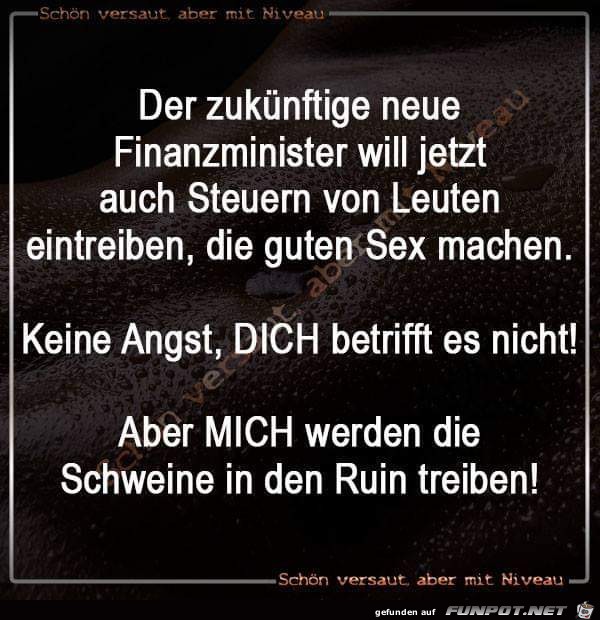 Finanzminister Finanzminister