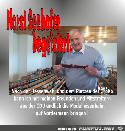 Seehofer begeistert Seehofer begeistert