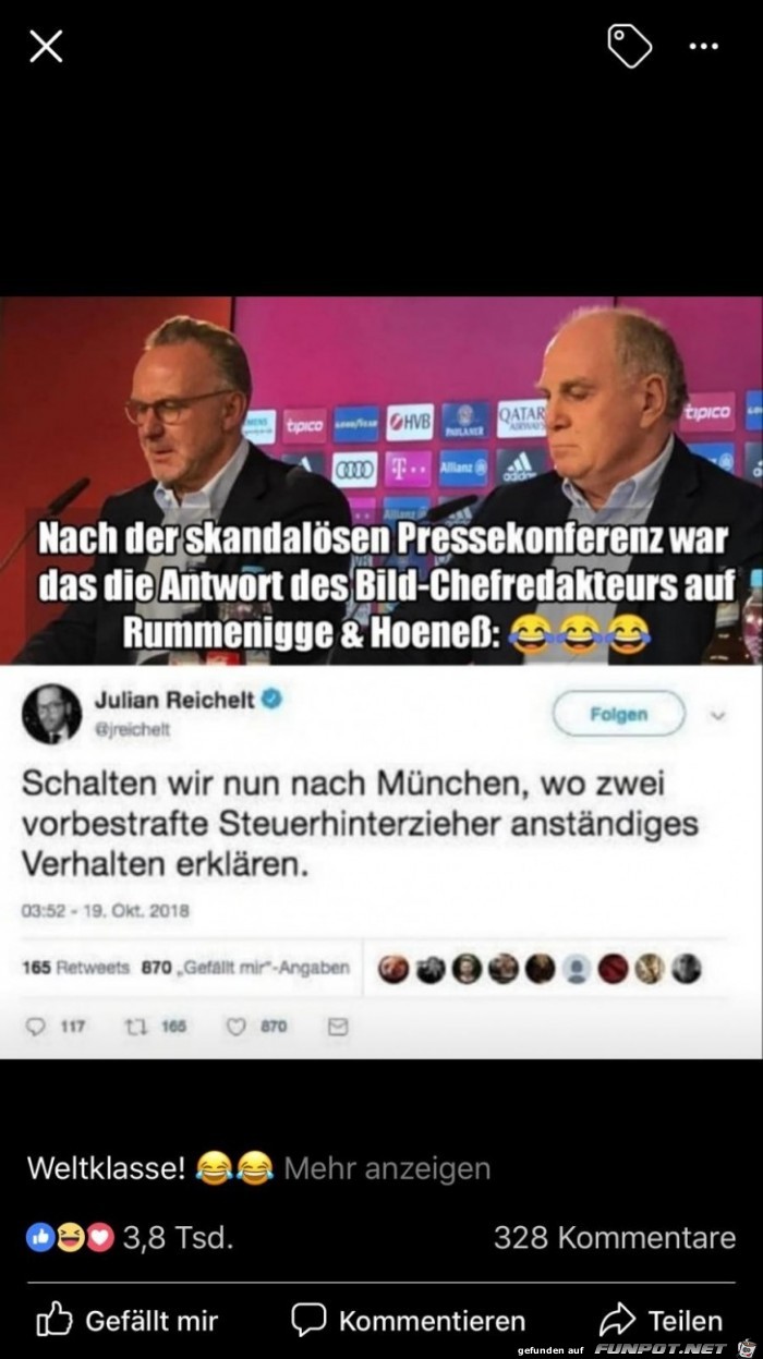 Pressekonferenz der Bayern