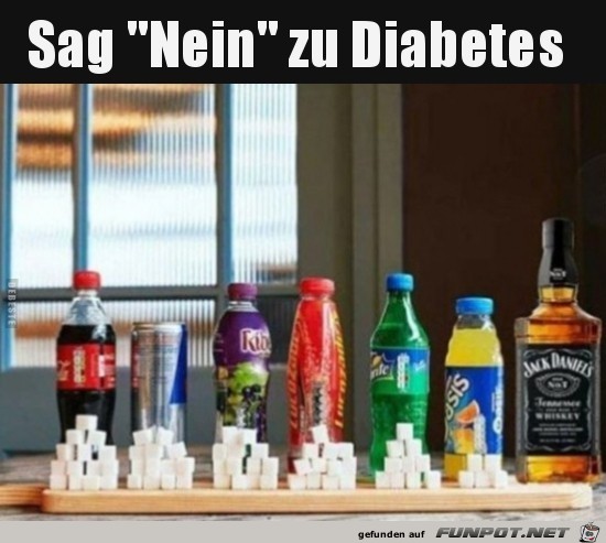 Nein zu Diabetes