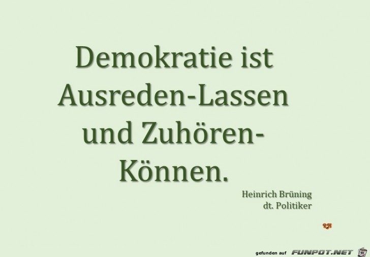 demokratie ist