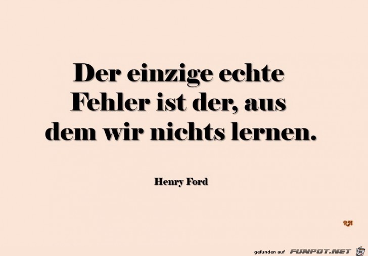 der einzige echte fehler der einzige echte fehler