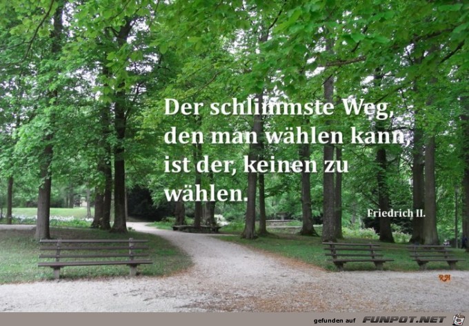der schlimmste Weg der schlimmste Weg