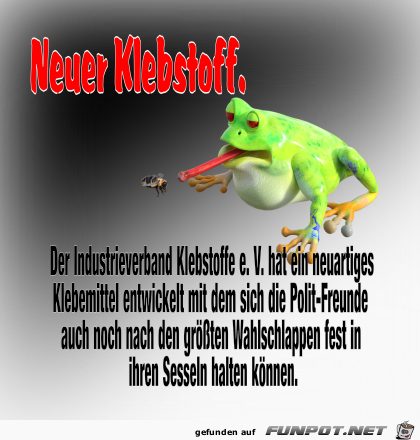 Neuer Klebstoff Neuer Klebstoff