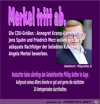 Merkel-Nachfolger