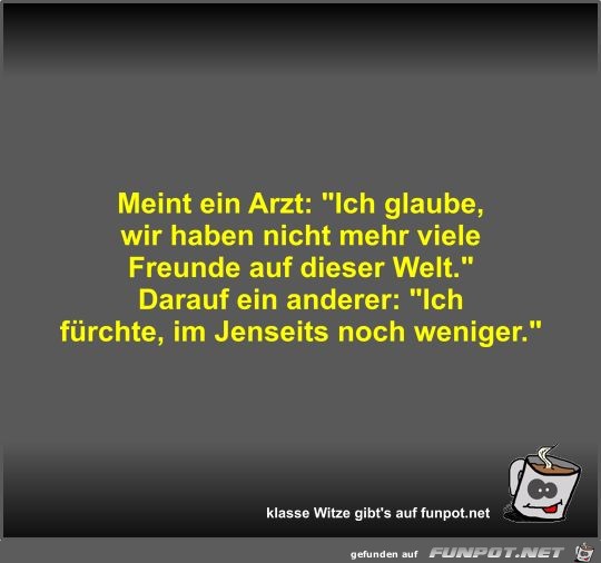 Meint ein Arzt Meint ein Arzt