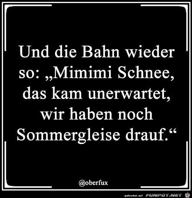 Schnee bei der DB Schnee bei der DB