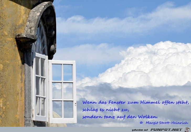 wenn das fenster zum himmel