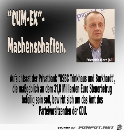 CUM-EX Machenschaften CUM-EX Machenschaften
