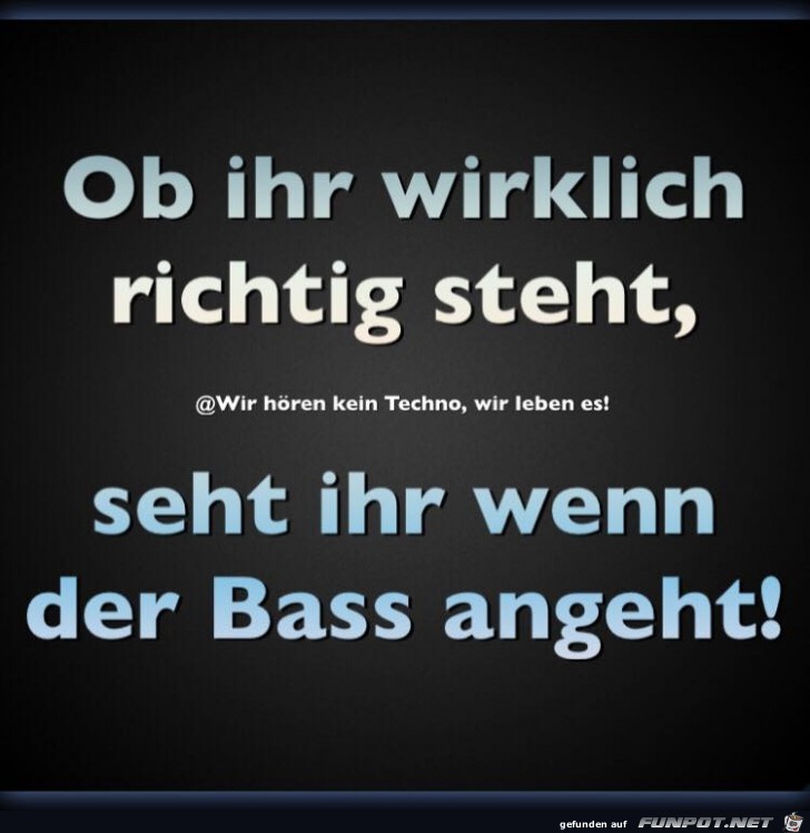 Richtig stehen Richtig stehen