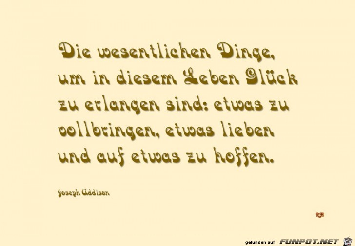 die wesentlichen Dinge die wesentlichen Dinge