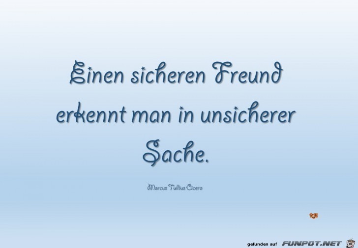 einen sicheren Freund