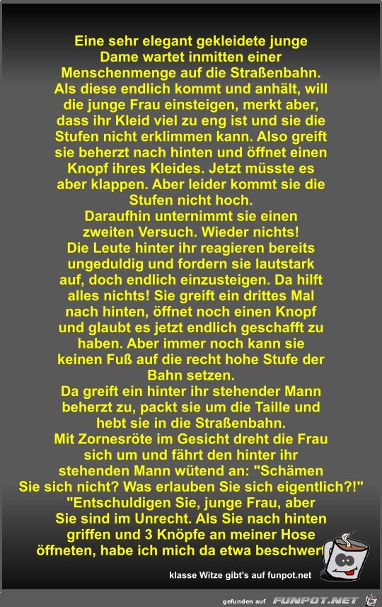 Eine sehr elegant gekleidete junge Dame wartet inmitten... Eine sehr elegant gekleidete junge Dame wartet inmitten...