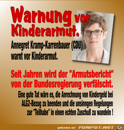 Warnung vor Kinderarmut