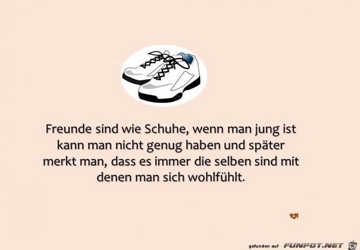 freunde sind wie schuhe freunde sind wie schuhe