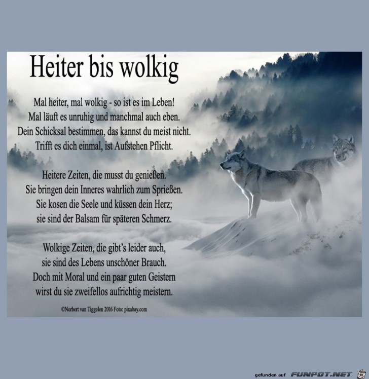 heiter bis wolkig 2018