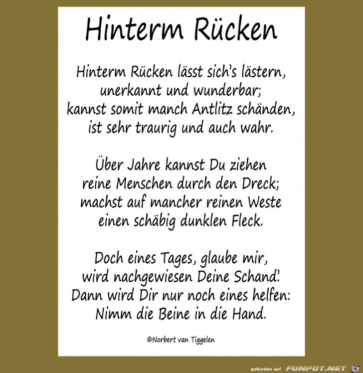 Hinterm Rücken 2018 Hinterm Rücken 2018
