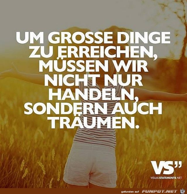Große Dinge erreichen Große Dinge erreichen