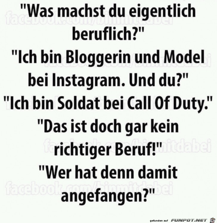 Was machst du beruflich Was machst du beruflich