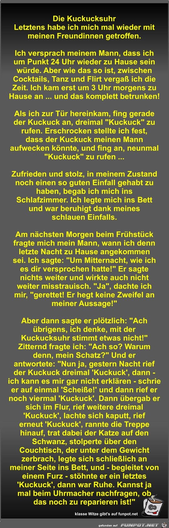 Die Kuckucksuhr