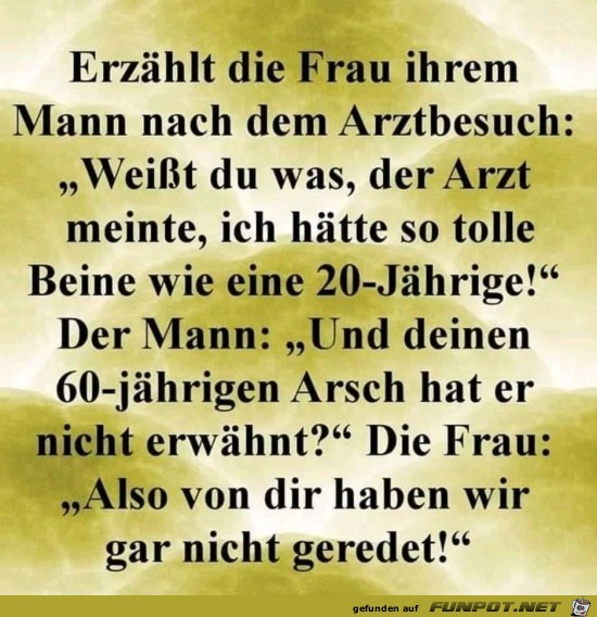 nach dem Arztbesuch......