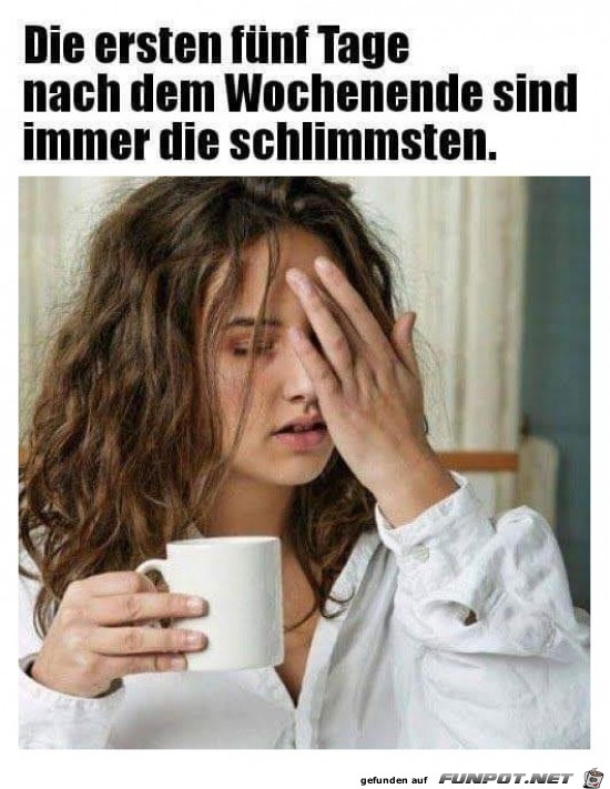 die ersten 5 Tage....... die ersten 5 Tage.......