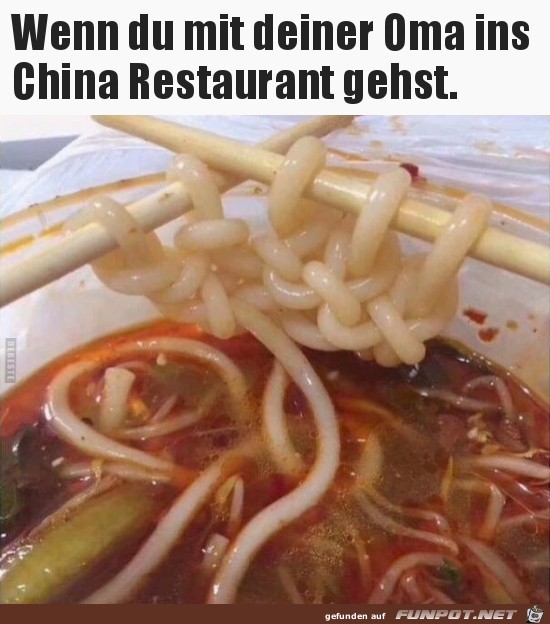 im China-Restaurant......