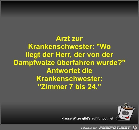 Arzt zur Krankenschwester