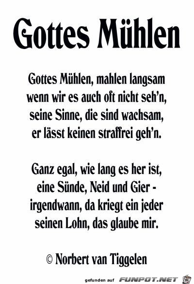 Gottes Muehlen