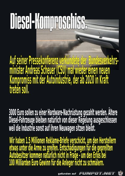 Diesel-Komproschiss Diesel-Komproschiss