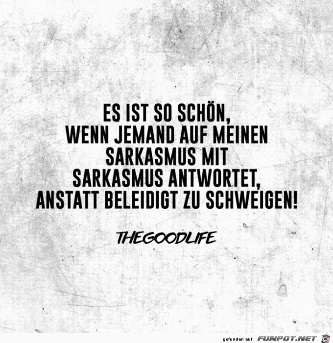 Sarkasmus Sarkasmus