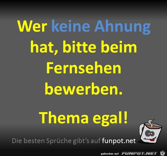Thema egal Thema egal