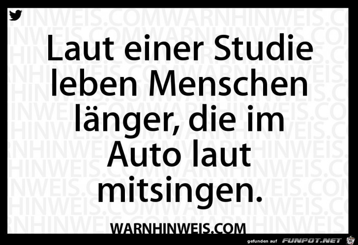 Im Auto singen