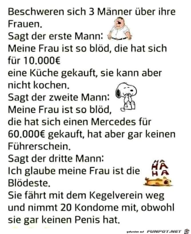 Meine Frau ist die Bldeste