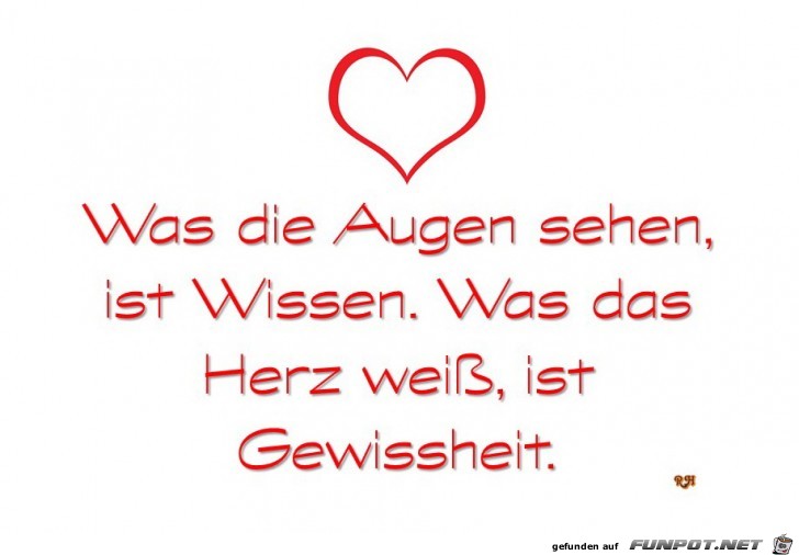was die augen sehen was die augen sehen