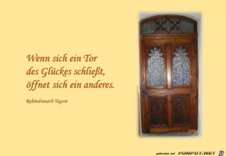 wenn sich ein Tor des Gluecks wenn sich ein Tor des Gluecks