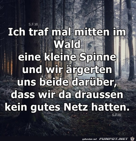 Ich traf mal mitten im Wald Ich traf mal mitten im Wald