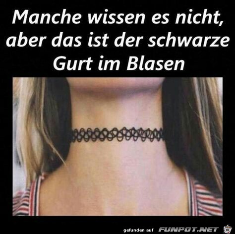 schwarzer Guertel schwarzer Guertel
